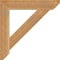 Ekena Millwork Traditional Slat Rough Sawn Bracket, Western Red Cedar, 4"W x 26"D x 26"H BKT04X26X26TRA06RWR - alternate 3